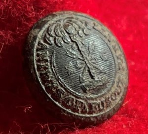 South Carolina State Seal Cuff Button - Initials "SC"