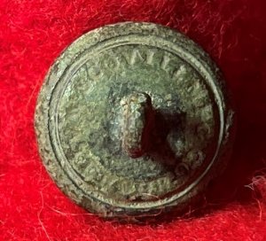 South Carolina State Seal Cuff Button - Initials "SC"