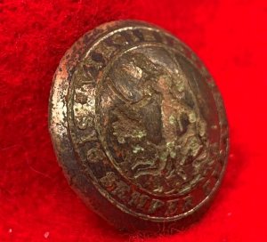 Virginia State Seal Coat Button - "Soup Bowl"