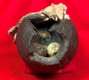 Federal 3-inch Type I Hotchkiss Shell Re-Assembled Ground Burst