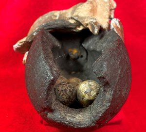 Federal 3-inch Type I Hotchkiss Shell Re-Assembled Ground Burst
