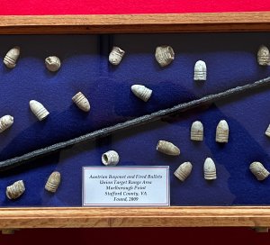 Austrian Bayonet & Bullet Display - Marlborough Point - Trimmer Collection