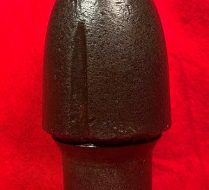 Federal 3 Inch Type II Hotchkiss Common Shell Nose Section with Brass Fuze Adaptor