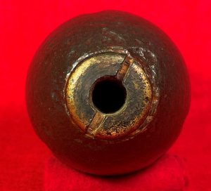 Federal 3 Inch Type II Hotchkiss Common Shell Nose Section with Brass Fuze Adaptor