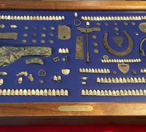 Large Civil War Relic Display - Aquia Landing, VA - Trimmer Collection