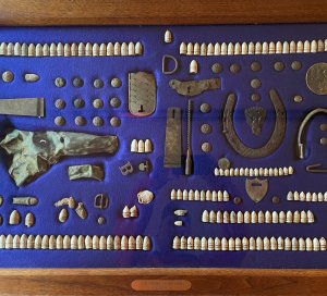 Large Civil War Relic Display - Aquia Landing, VA - Trimmer Collection