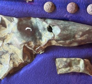 Large Civil War Relic Display - Aquia Landing, VA - Trimmer Collection