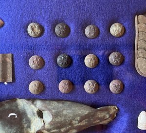 Large Civil War Relic Display - Aquia Landing, VA - Trimmer Collection