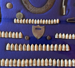 Large Civil War Relic Display - Aquia Landing, VA - Trimmer Collection