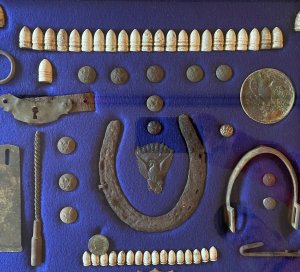 Large Civil War Relic Display - Aquia Landing, VA - Trimmer Collection