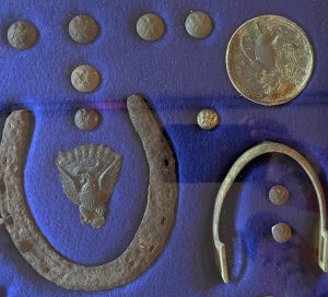 Large Civil War Relic Display - Aquia Landing, VA - Trimmer Collection
