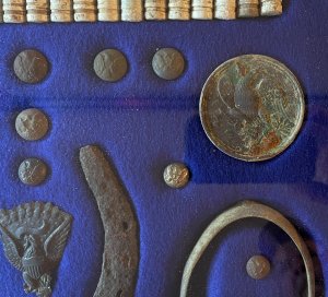 Large Civil War Relic Display - Aquia Landing, VA - Trimmer Collection