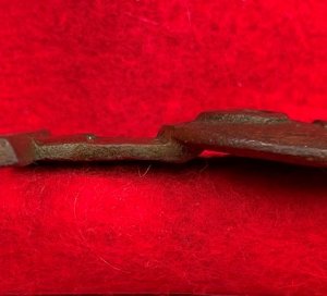 Confederate "CS" Tongue for Two-Piece Waist Belt Buckle