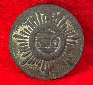 North Carolina "Sunburst" Coat Button