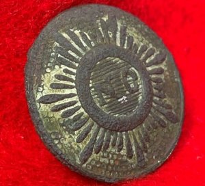 North Carolina "Sunburst" Coat Button