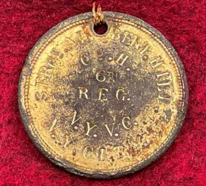 War of 1861 ID Tag - Albert J. Hill - Cavalryman