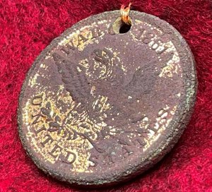 War of 1861 ID Tag - Albert J. Hill - Cavalryman