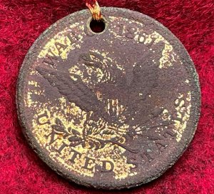 War of 1861 ID Tag - Albert J. Hill - Cavalryman