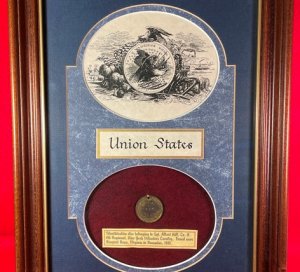 War of 1861 ID Tag - Albert J. Hill - Cavalryman