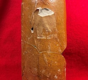 Reconstructed Ceramic Seltzer Bottle - Hut Site Recovery
