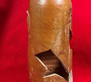 Reconstructed Ceramic Seltzer Bottle - Hut Site Recovery