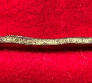 Confederate "Gutter-Back" Frame Buckle Portion with Fixed Tongue