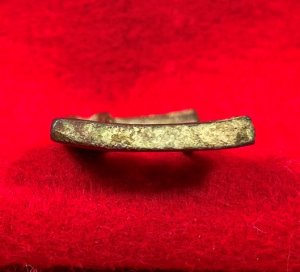 Confederate "Gutter-Back" Frame Buckle Portion with Fixed Tongue