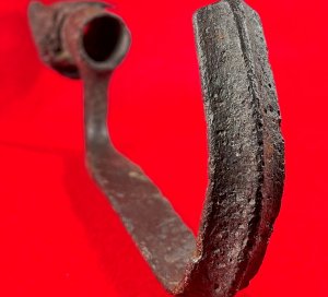 US Model 1855 Socket Bayonet - Hook - Wood Growth Remnant