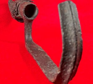 US Model 1855 Socket Bayonet - Hook - Wood Growth Remnant