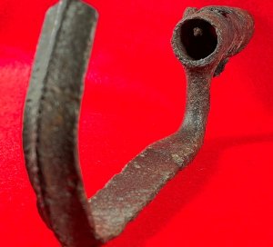 US Model 1855 Socket Bayonet - Hook - Wood Growth Remnant