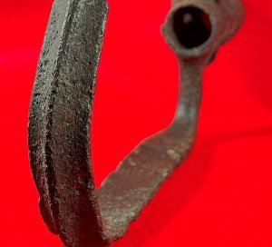 US Model 1855 Socket Bayonet - Hook - Wood Growth Remnant