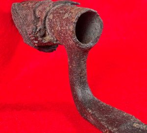 US Model 1855 Socket Bayonet - Hook - Wood Growth Remnant