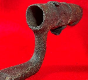 US Model 1855 Socket Bayonet - Hook - Wood Growth Remnant