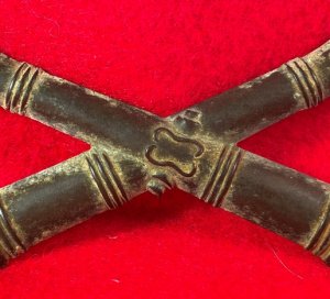 Artillery "Crossed Cannons" Hat Insignia - High Quality