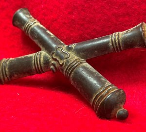 Artillery "Crossed Cannons" Hat Insignia - High Quality