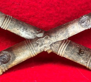 Artillery "Crossed Cannons" Hat Insignia - High Quality