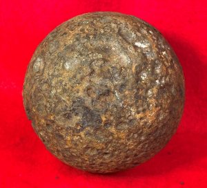 Confederate-6 Pounder "Side-Loader" Case-Shot - Lead Side-Plug