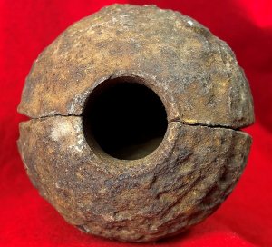 Confederate 3.5-Inch "Long Pattern" Read-Parrott Case-Shot with Star Cavity