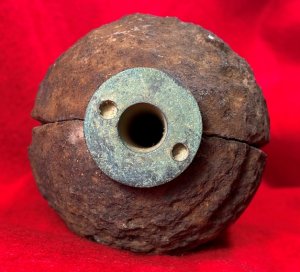 Confederate 3.5-Inch "Long Pattern" Read-Parrott Case-Shot with Star Cavity
