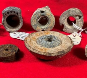 Excavated Artillery Fuzes etc... from Exploded Shells