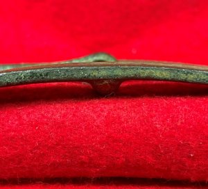 Confederate "Forked Tongue" Frame Waist Belt Buckle - Large Size - High Quality