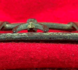 Confederate "Forked Tongue" Frame Waist Belt Buckle - Large Size - High Quality