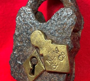Smokehouse Padlock - "M.W & Co."
