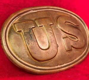 US Cartridge Box Plate - Large Size - Marked "W. H. SMITH / BROOKLYN" - High Quality