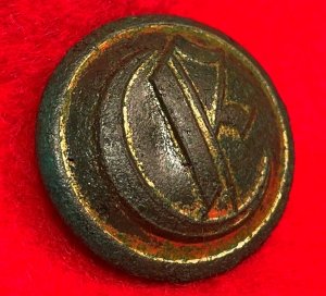 Confederate Engineers Coat Button