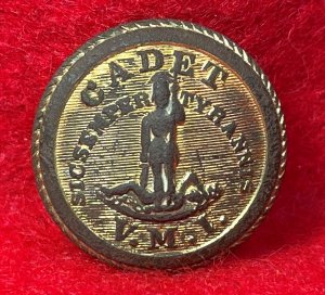 VMI - Virginia Military Institute Cadet Button - R & W Robinson