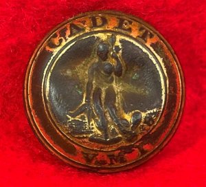 Virginia Military Institute Cadet Coat Button - High Dome 