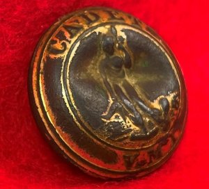 Virginia Military Institute Cadet Coat Button - High Dome 