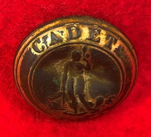 Virginia Military Institute Cadet Coat Button - High Dome 