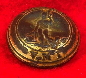 Virginia Military Institute Cadet Coat Button - High Dome 